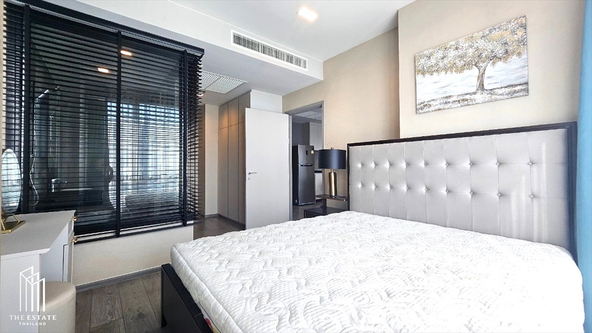 รูป For rent Whizdom Avenue Ratchada-Ladprao ห้องมุมหน้ากว้าง 2นอนใหญ่ ทิศตะวันออกรับอรุณ วิวรถไฟฟ้าเติมพลังบวกตัดวิวชานเมืองที่สงบ @33,000 Baht - รูปที่ 3/10