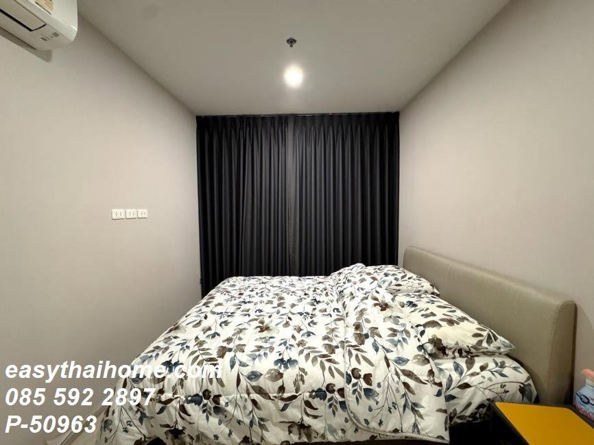 รูป P-50963 — ให้เช่าคอนโด Elio Del Nest Udomsuk ใกล้ BTS อุดมสุข ชั้น 14 ห้อง 1 นอน 1 น้ำ เฟอร์ครบ มีเครื่องซักผ้า 085-592-2897 Line: @easythaihome - รูปที่ 2/11
