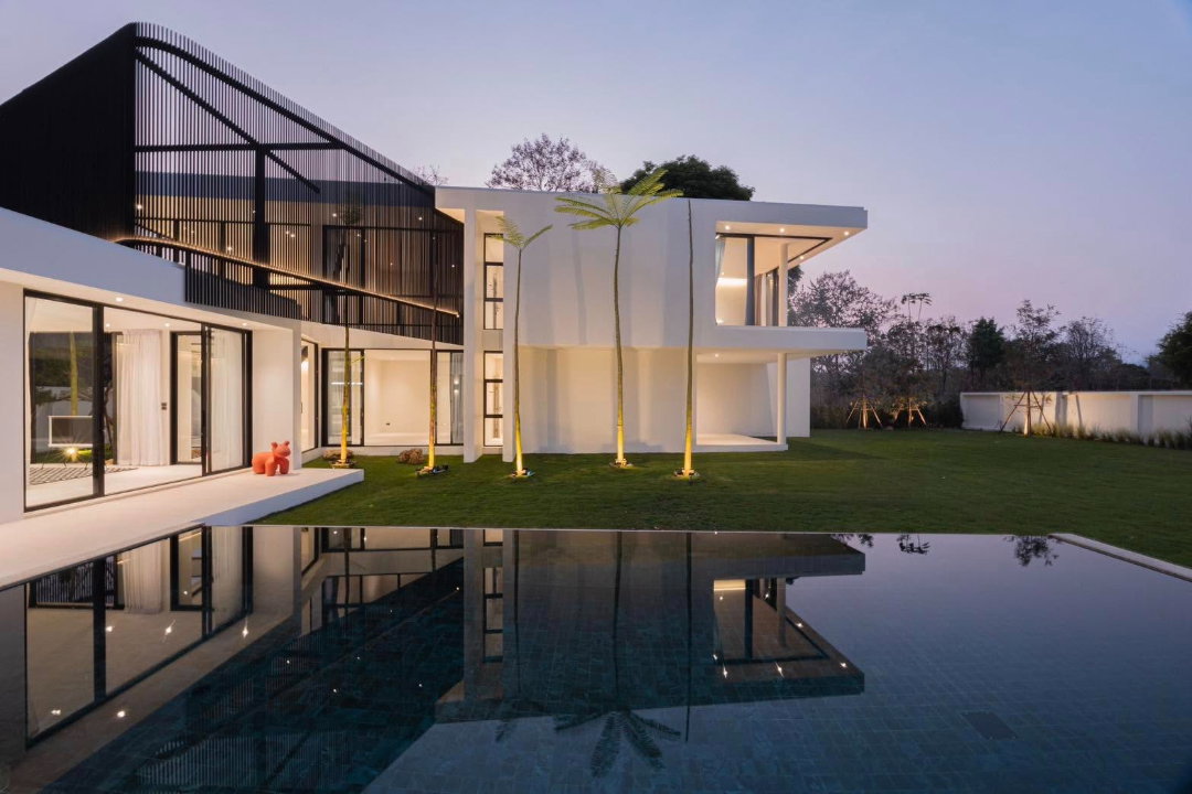 รูป ขายบ้าน modern pool villa ขนาดใหญ่ บ้านสร้างใหม่ วิวดอยสุเทพ ทำเลน้ำแพร่ ใกล้โรงเรียนนานาชาติปัญญาเด่น พร้อมเข้าอยู่ SW002465 - รูปที่ 18/32