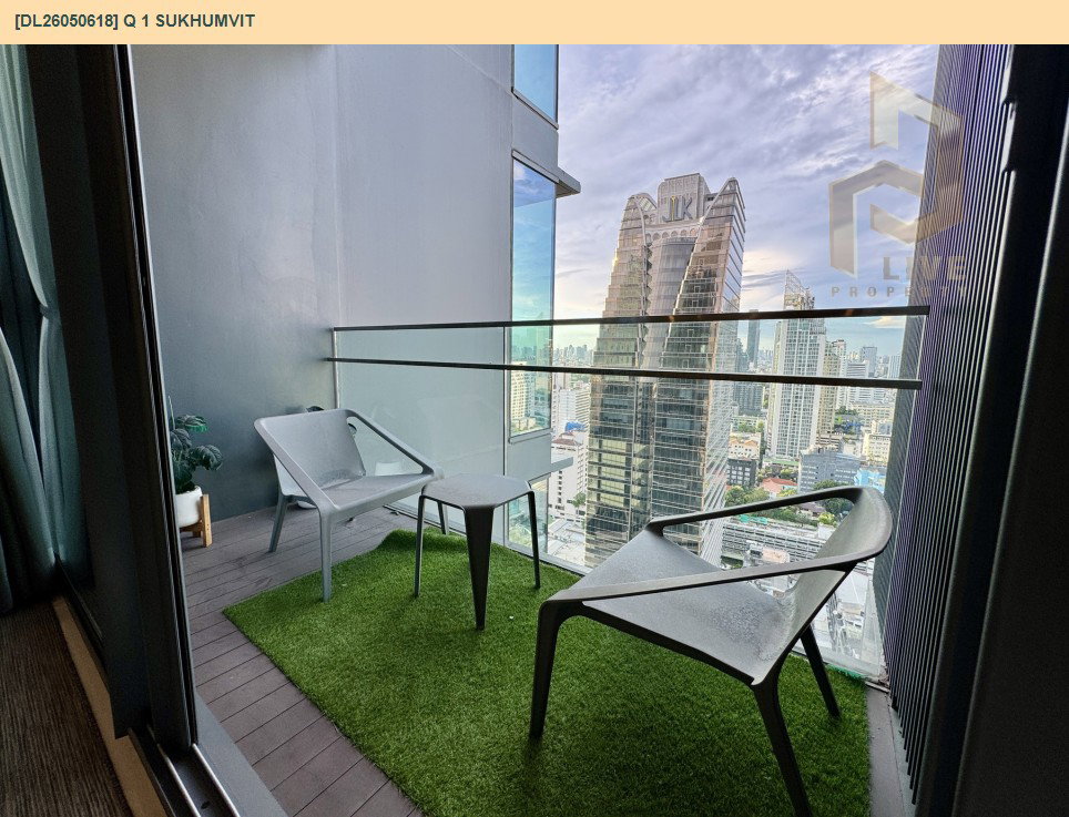รูป DL26050618 ให้เช่าคอนโด คิว 1 สุขุมวิท (Q 1 Sukhumvit) ใกล้ BTS นานา พร้อมเข้าอยู่ โทรด่วน 0638692663 LineID @655ebbvc - รูปที่ 9/17