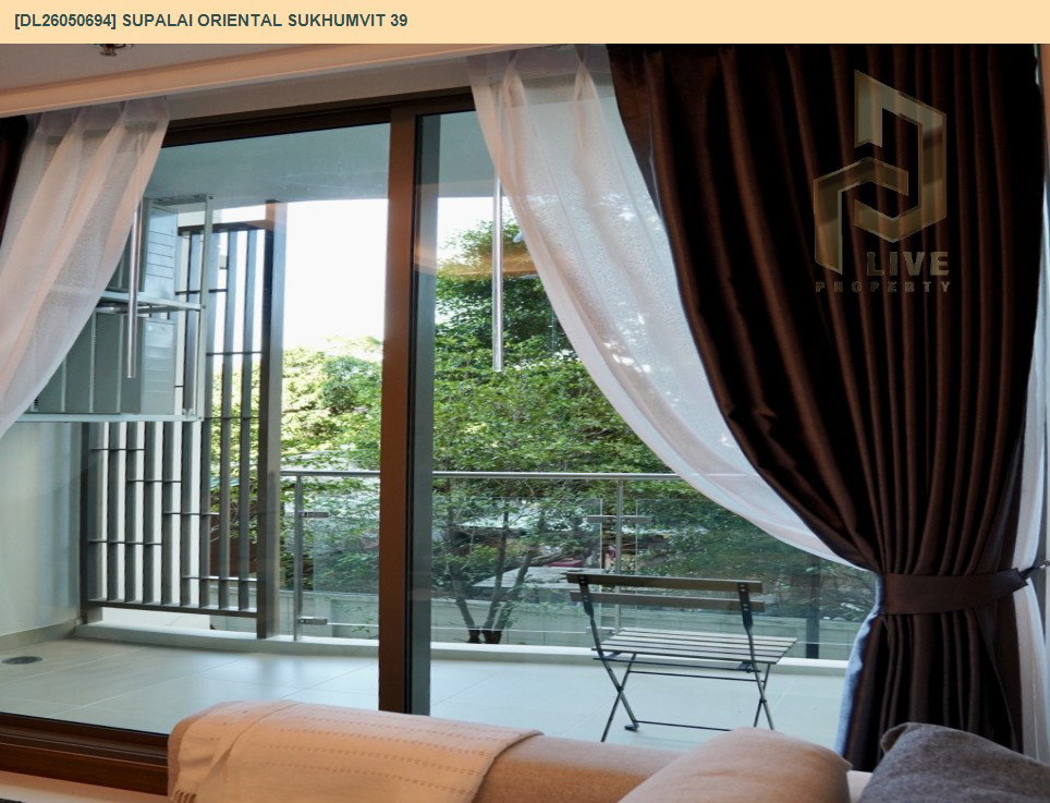 รูป DL26050694 ให้เช่าคอนโด ศุภาลัย โอเรียนทัล สุขุมวิท 39 (Supalai Oriental Sukhumvit 39) ใกล้ BTS พร้อมพงษ์ พร้อมเข้าอยู่ โทรด่วน 0638692663 LineID @655ebbvc - รูปที่ 7/18