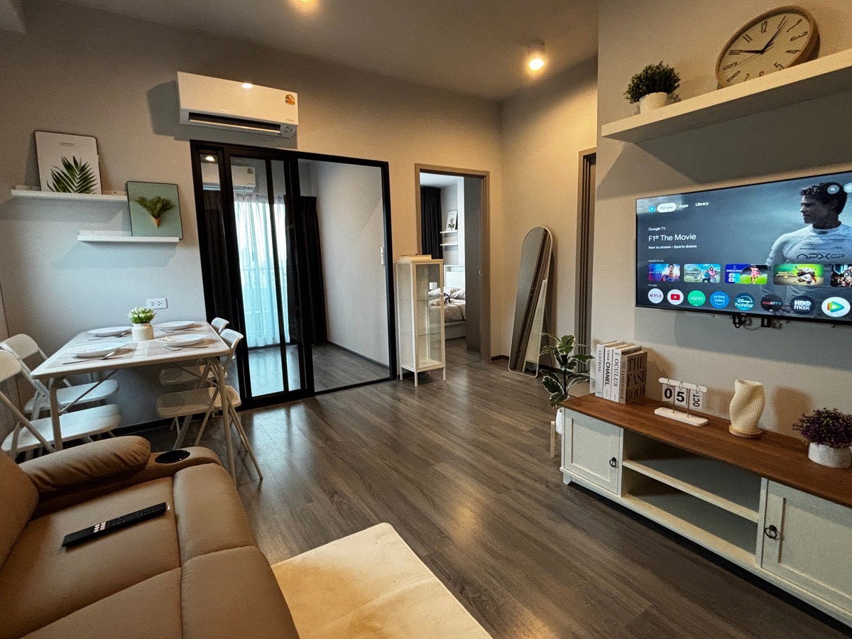 รูป 🔥 ปล่อยเช่าด่วน! Ideo Ramkhamhaeng - Lam Sali Station 1 Bed Plus 40 ตร.ม. ชั้น 8 เพียง 21,000/เดือน - รูปที่ 2/13