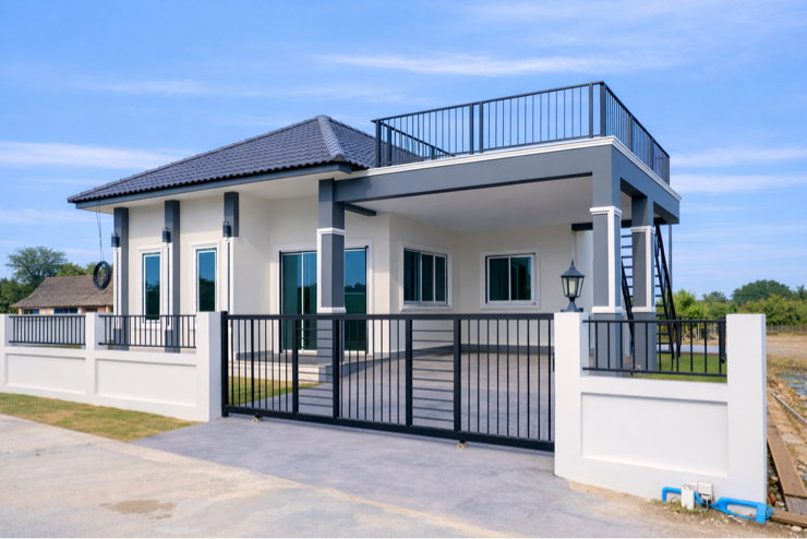 รูป บ้านใหม่สร้างขายพร้อมดาดฟ้าชมวิว - รูปที่ 5/17