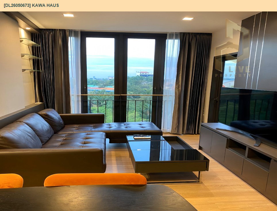 รูป DL26050673 ให้เช่าคอนโด คาวะ เฮาส์ (KAWA HAUS) ใกล้ BTS อ่อนนุช พร้อมเข้าอยู่ โทรด่วน 0653619502 LineID @897iyzll - รูปที่ 2/12