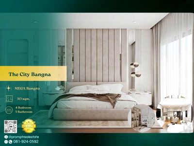 Houses for rent เทสโก้โลตัส บางพลี : ST13966 - The City Bangna (New Project)  : MegaBangna