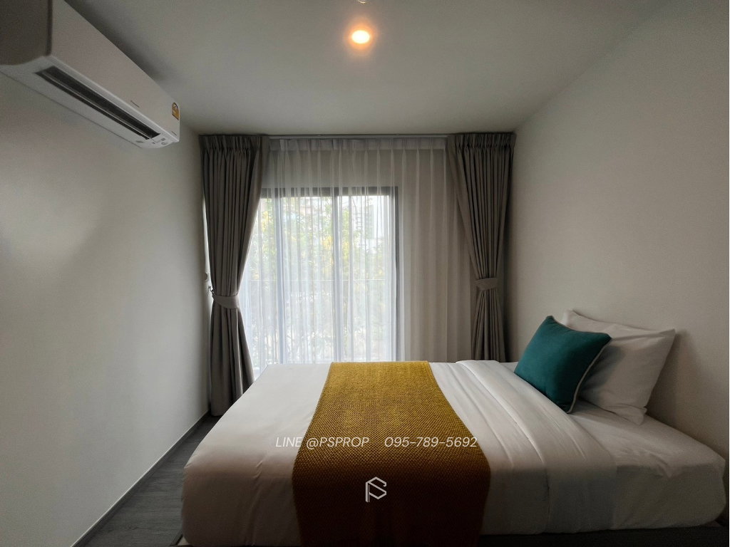 รูป คอนโดเช่าบางเเสน ทำเลดี ใกล้ม.บูรพา Brixton Campus Bangsaen ✅ พร้อมเข้าอยู่ #CR0450 - รูปที่ 2/15