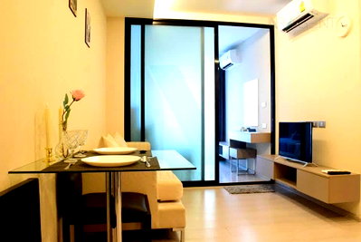 คอนโดให้เช่า : 📌 ให้เช่าคอนโด วีธารา สุขุมวิท 36 อาคาร 1 ชั้น 3 1 bed room  Plus ขนาด 45 ตรม ใกล้ Trinity International School