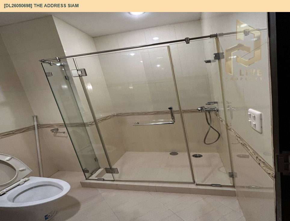 รูป DL26050698 ให้เช่าคอนโด ดิ แอดเดรส สยาม (The Address Siam) ใกล้ BTS ราชเทวี พร้อมเข้าอยู่ โทรด่วน 0653619502 LineID @897iyzll - รูปที่ 9/9