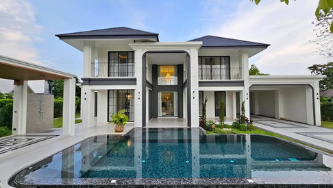  ขายPool Villa สองชั้น  6 ห้องนอน  7 ห้องน้ำ 1 ห้องแม่บ้าน 1 ห้องครัว  4 ที่จอดรถ  #C5MG100757 