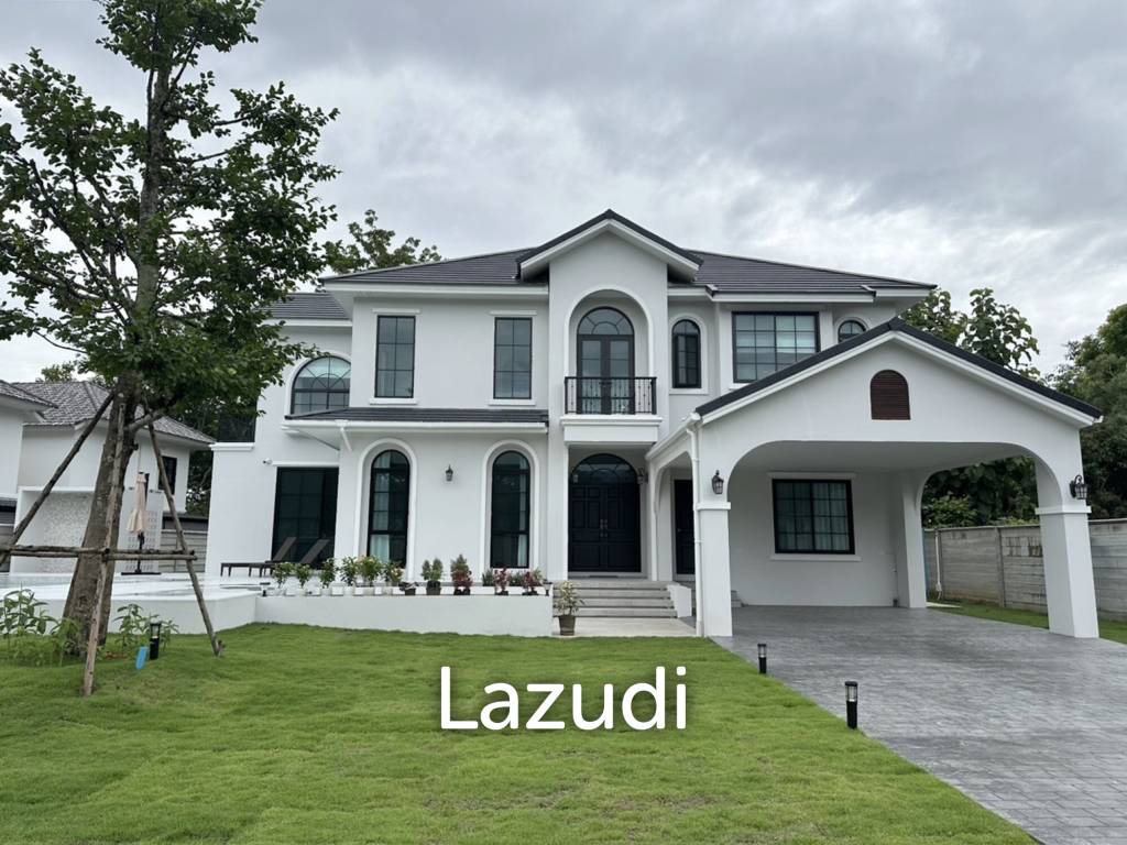 รูป บ้านสร้างใหม่ 2 ชั้น 4 นอน วิวภูเขาและสระว่ายน้ำใน อ.แม่ริม - รูปที่ 1/39