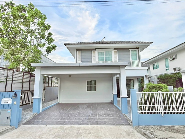 บ้านเดี่ยวให้เช่า : ให้เช่าบ้าน Villaggio ศรีนครินทร์-บางนา ใกล้เมกา บางนา 