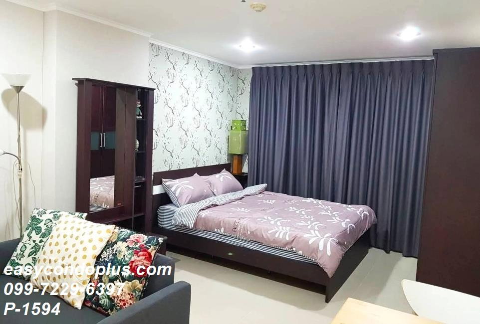 รูป P-1594 • Lumpini Ville สุขุมวิท 77 • ห้องสตูดิโอวิวเมือง ใกล้ BTS อ่อนนุช | 10,000 บาท/เดือน | Line Id: @easycondoplus | 099-229-6397 - รูปที่ 2/12