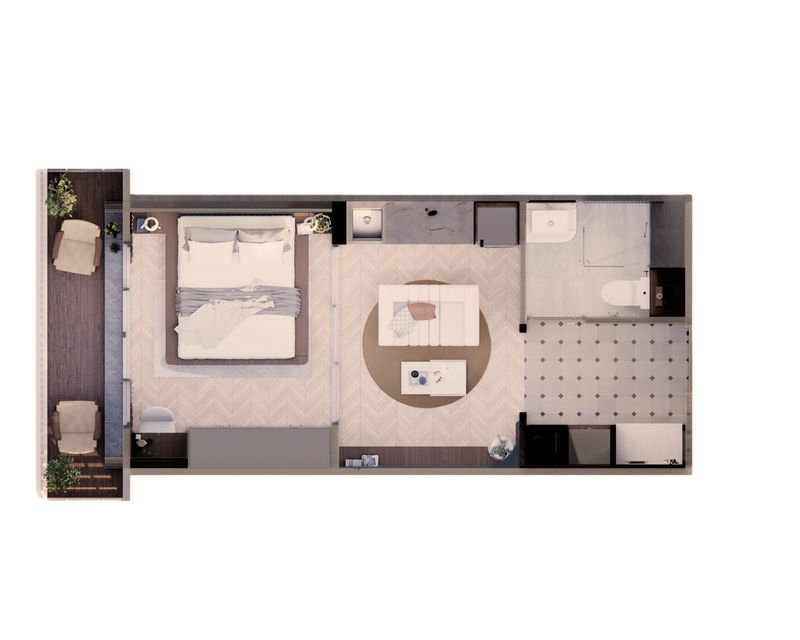picture Condo for sale with 1 bedroom, 1 bathroom and 1 kitchen. #C8MG100726 - 11/11