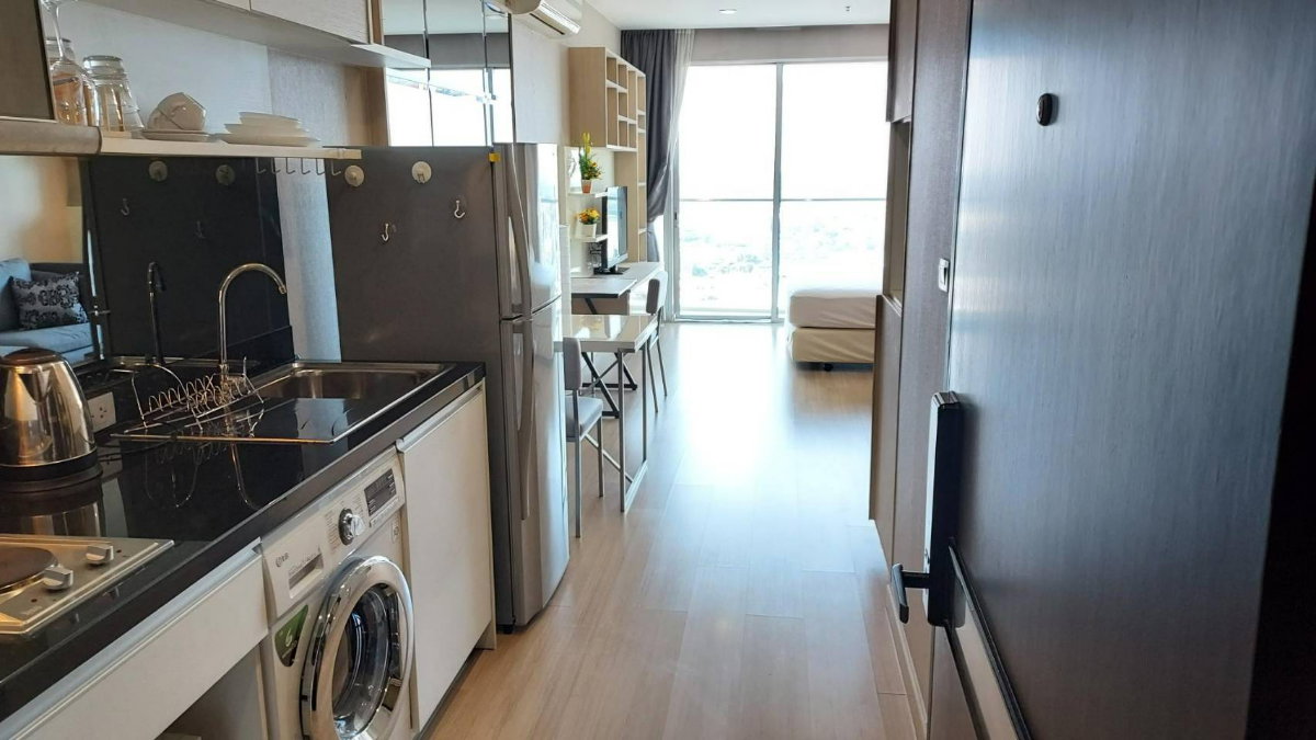 รูป คอนโด ให้เช่า ราคา 18000 บาท พร้อมเข้าอยู่ skywalk condo  37ตรม ห้องสะอาด ใกล้ BTS พระโขนง - รูปที่ 5/10