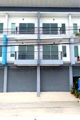อาคารพาณิชย์ ม.เกษตรศาสตร์ ศรีราชา : ขายด่วน อาคารพาณิชย์ 3 ชั้น โครงการ Crystal Town ศรีราชา ชลบุรี