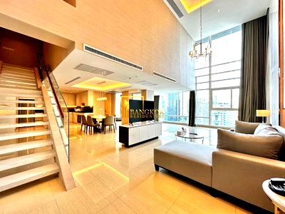 Apartment building for rent Soi Thonglor (Sukhumvit 55) : Luxurious 3 Bedroom Duplex Serviced Apartment in Ekkamai - BR30046SA
