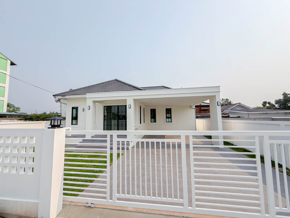 รูป บ้านเดี่ยวชั้นเดียว บ้านนอกโครงการ บ้านสร้างใหม่ #แม่เหียะ  - ราคา 3.19 ล้านบาท   #C7MG100925 - รูปที่ 15/15