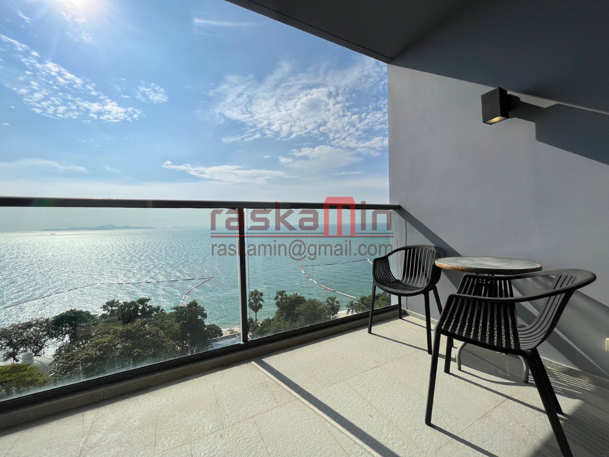 picture ð Luxury Beachfront Studio at Zire Wongamat (Tower A) â Direct Sea View â Foreign Quota - 1/14