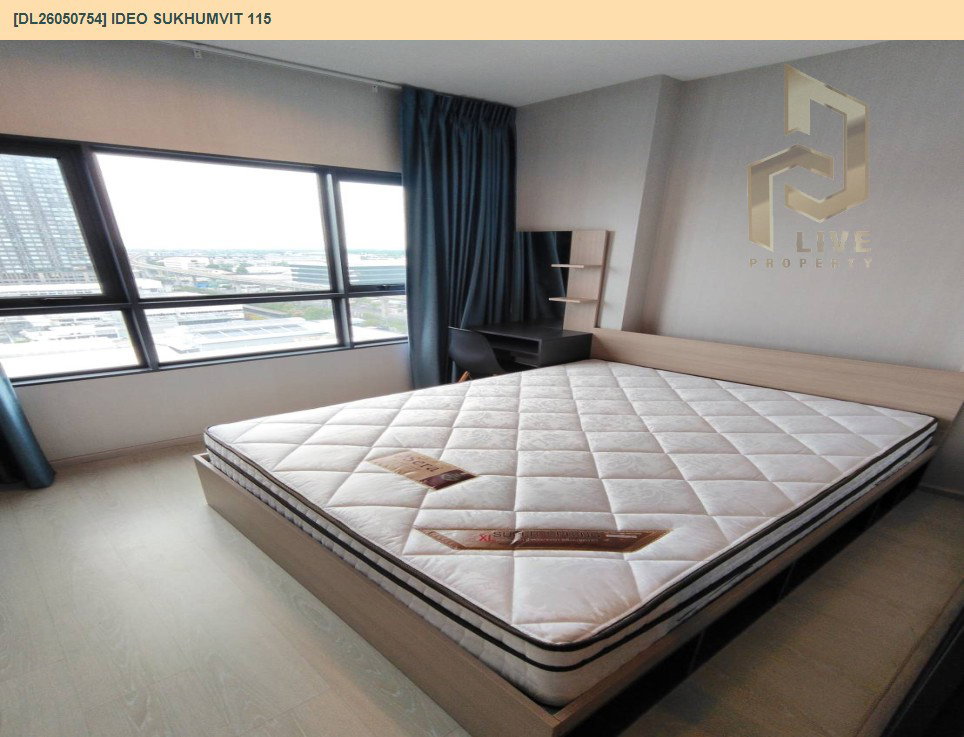 รูป DL26050754 ให้เช่าคอนโด ไอดีโอ สุขุมวิท 115 (IDEO Sukhumvit 115 ) ใกล้ BTS ปู่เจ้า พร้อมเข้าอยู่ โทรด่วน 0614453194 LineID @162cjixi - รูปที่ 8/11