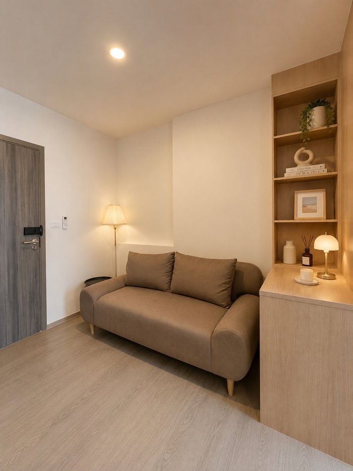 รูป 【Owner Post】The Origin Bangkae ใกล้ MRT บางแค | ห้อง 1 Bed วิวสระน้ำ | เฟอร์ ไฟฟ้า ครบพร้อมอยู่ | เพียง 10,500/เดือน - รูปที่ 4/17