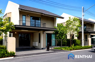 Houses for sale Bang Lamung Chonburi : Large single house designed for real living