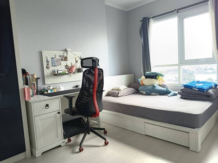 รูป 🛑🛑ให้เช่าห้องพร้อมอยู่!! Chapter One Shine Bangpo 2Bed 56 ตรม.ชั้น 12 แต่งครบ ใกล้ MRT บางโพ สนใจ Line ID: @atfirm🛑🛑🛑 - รูปที่ 9/12