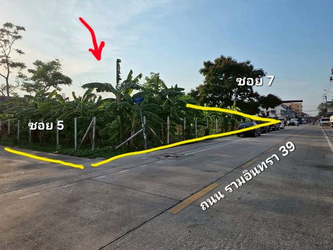 Land for sale, 800 sq wah, Bang Khen