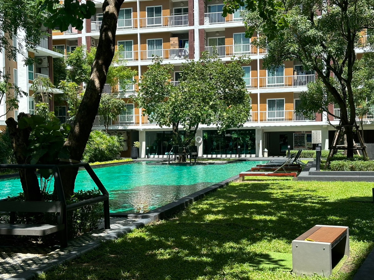 รูป ให้เช่า🚝 We condo เอกมัย-รามอินทรา ห้องใหญ่ ราคาดี วิวสระ (ใกล้ MRT สายสีชมพู) 📱Line: @promptcondo - รูปที่ 24/40