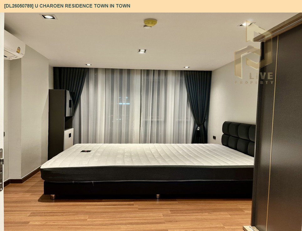 รูป DL26050789 ให้เช่าคอนโด อยู่เจริญ เรสซิเด้นท์ ทาวน์ อิน ทาวน์ (U CHAROEN RESIDENCE TOWN IN TOWN) ใกล้ - พร้อมเข้าอยู่ โทรด่วน 0638692663 LineID @655ebbvc - รูปที่ 3/9