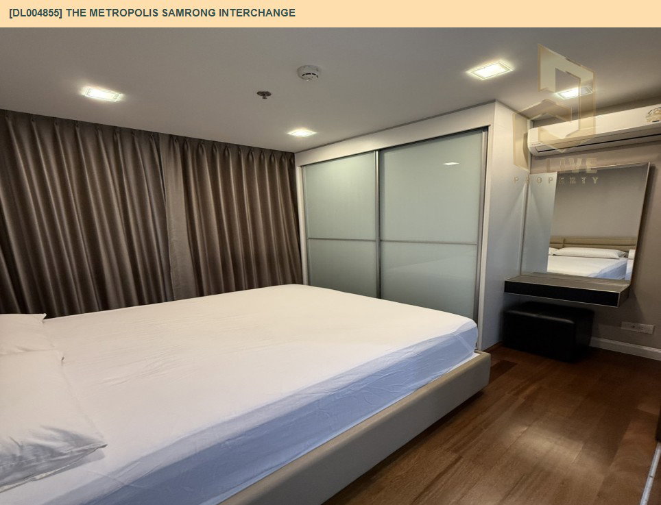 รูป DL004855 ให้เช่าคอนโด เดอะ เมโทรโพลิส สำโรง อินเตอร์เชนจ์ (The Metropolis Samrong Interchange) ใกล้ BTS สำโรง พร้อมเข้าอยู่ โทรด่วน 0638692663 LineID @655ebbvc - รูปที่ 6/11