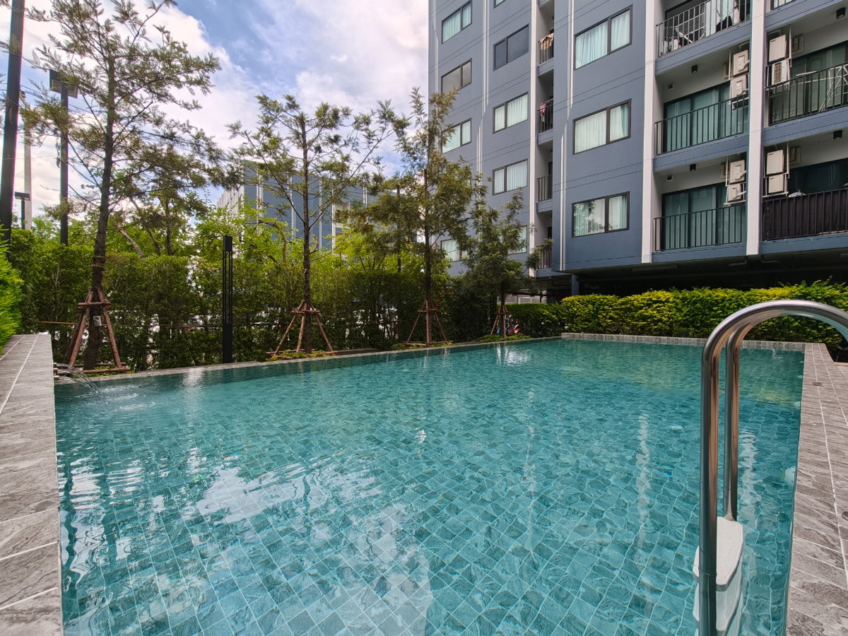 รูป ขายคอนโด ชีวาทัย ฮอลล์มาร์ค ลาดพร้าว-โชคชัย 4 เฟส 2 ตึก D 37.5 ตร.ม. 2 นอน ชั้น 5 วิวสระ พร้อมอยู่ ใกล้ MRT โชคชัย 4 - รูปที่ 34/47