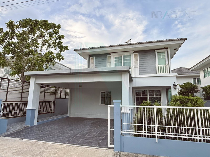 บ้านเดี่ยวให้เช่า : 📌 ให้เช่าบ้านเดี่ยว 2 ชั้น วิลลาจจิโอ ศรีนครินทร์ - บางนา 3 ห้องนอน 3 ห้องน้ำ