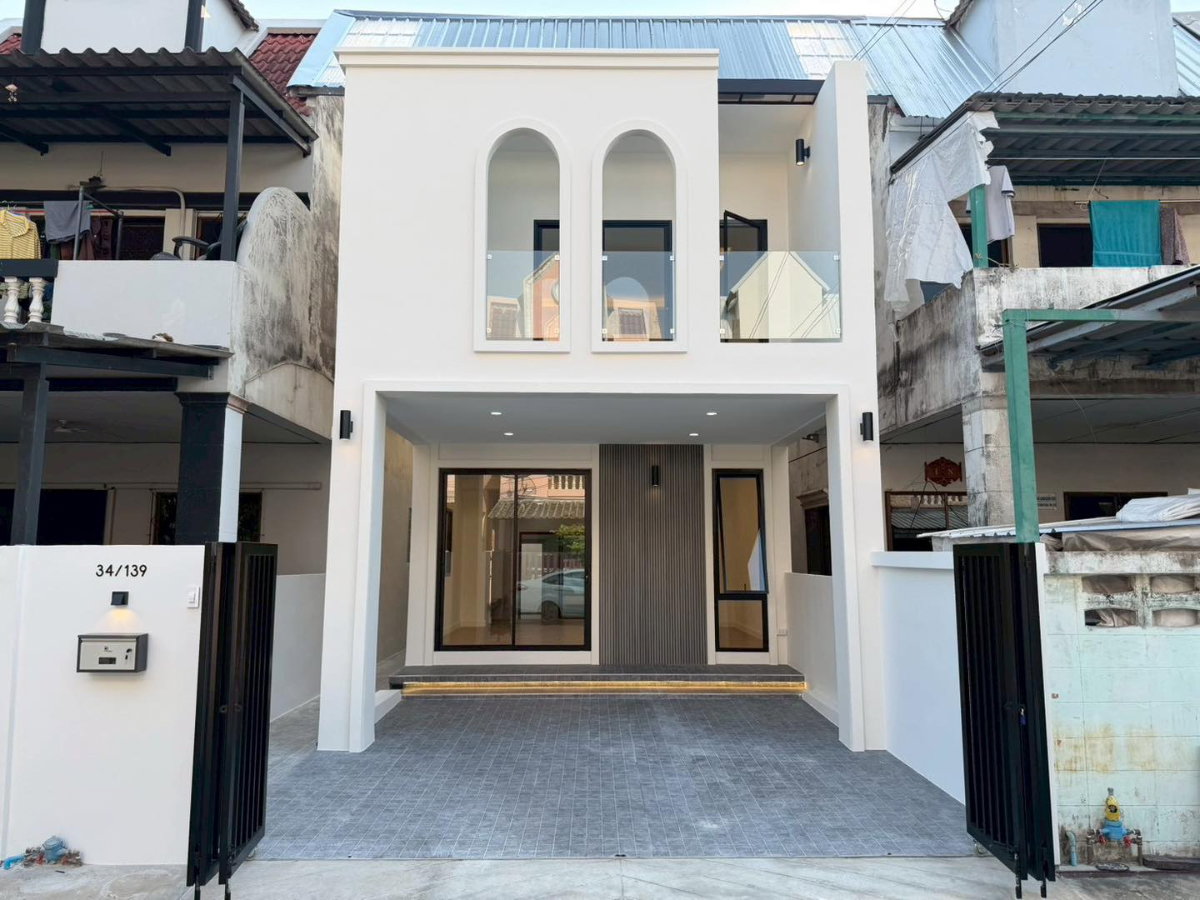 รูป CS502 🏠 หมู่บ้านเมืองเพชรวิลเลจ ทาวน์เฮาส์ 2 ชั้น ถนนสวนผัก ซอยทุ่งมังกร 10 ราคาถูกสุดในย่าน - รูปที่ 1/16