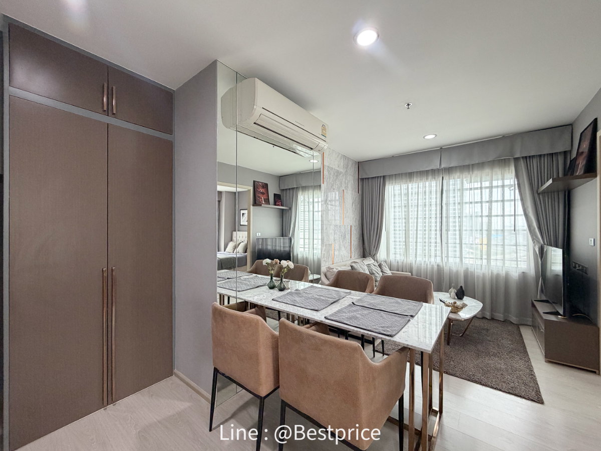 รูป BESTPRICE ให้เช่า Rhythm Asoke 2 ห้องสวย เฟอร์ครบ ราคาพิเศษ - รูปที่ 5/14