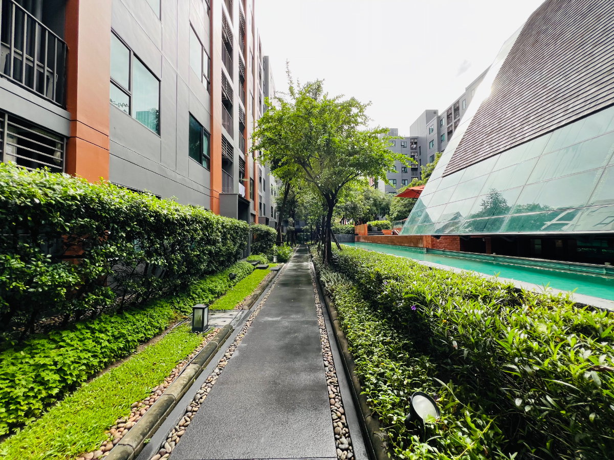รูป ✅ให้เช่า escent ville วิวสระ ชั้น5 ,32ตรม 12,000บาท ☎️064-792-4426(เบญ) - รูปที่ 22/26