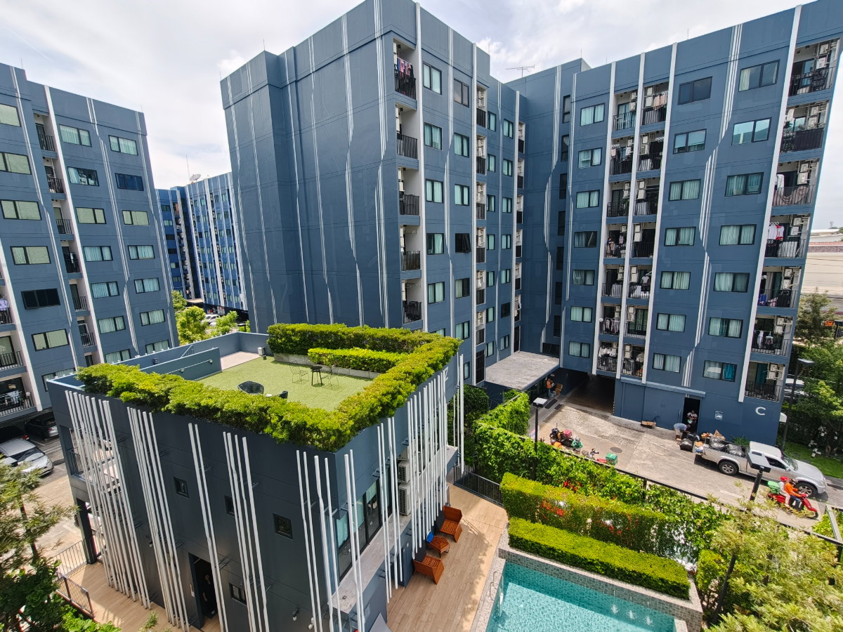 รูป ขายคอนโด ชีวาทัย ฮอลล์มาร์ค ลาดพร้าว-โชคชัย 4 เฟส 2 ตึก D 37.5 ตร.ม. 2 นอน ชั้น 5 วิวสระ พร้อมอยู่ ใกล้ MRT โชคชัย 4 - รูปที่ 21/47