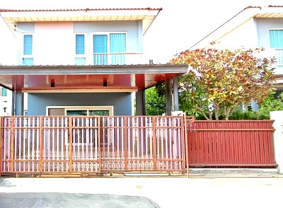 Twin houses for sale Nonthaburi : ✅ 2-story semi-detached house, near the MRT Purple Line ✅ Supalai Ville Wongwaen Pinklao - Rama 5