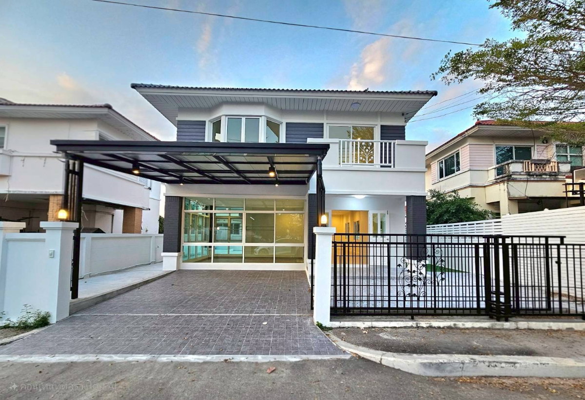 รูป ขายบ้านเดี่ยวมณีรินทร์เลคแอนด์พาร์ค 345 เนื้อที่ 51.9 ตร.ว. โครงการหรู Property Perfect หน้าบ้านไม่ชนใคร ฟรีโอน - รูปที่ 1/19