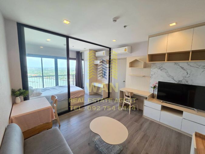 ให้เช่า คอนโด The politan rive ชั้น 36 ขนาด 31 ตร.ม. วิวแม่น้ำ สะพานพระนั่งเกล้า ตกแต่งสวย