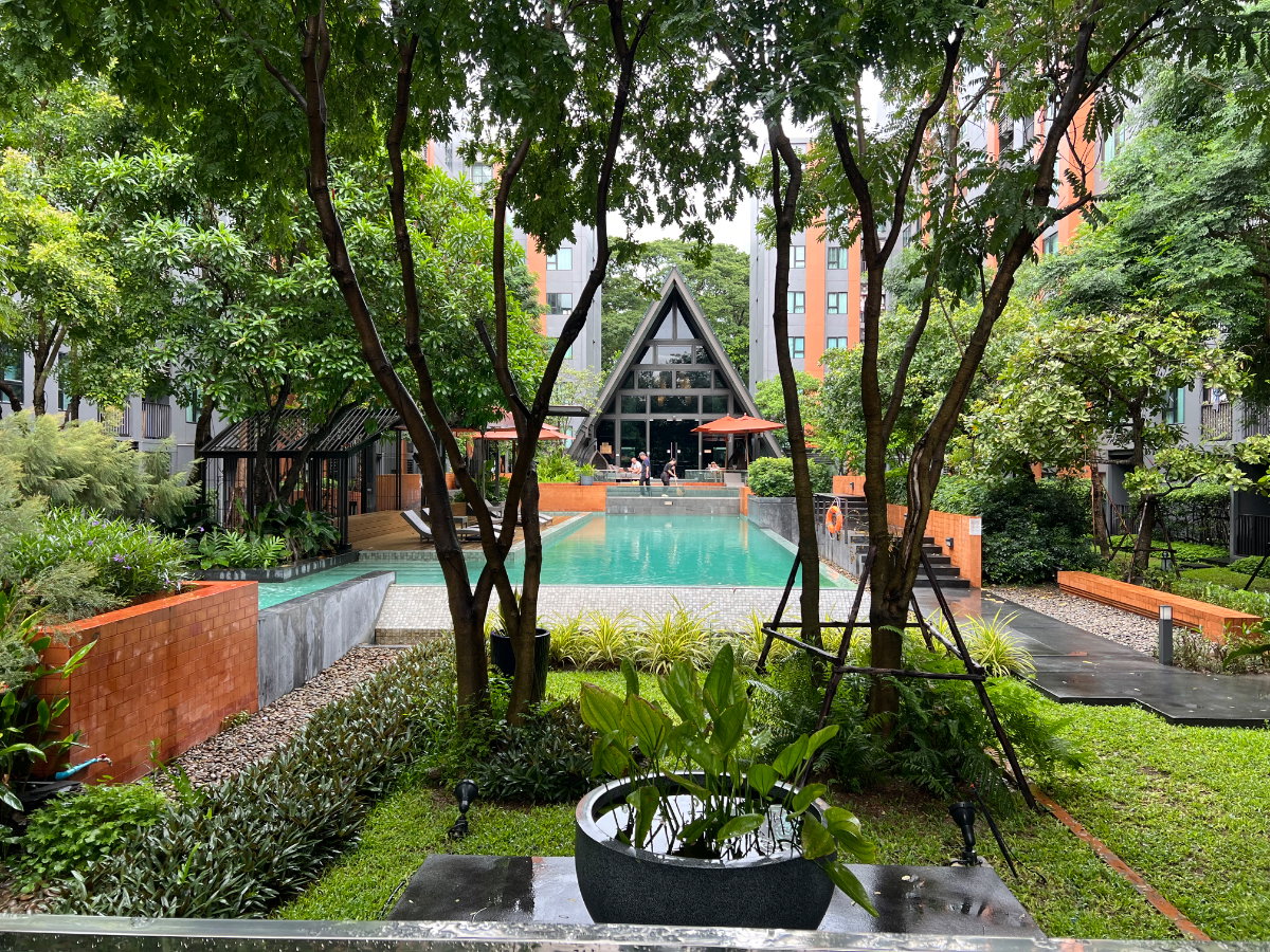 รูป ✅ให้เช่า escent ville ชั้น7 ขนาด28ตรม. ตึกA 10,000บาท☎️064-792-4426(เบญ) - รูปที่ 12/15