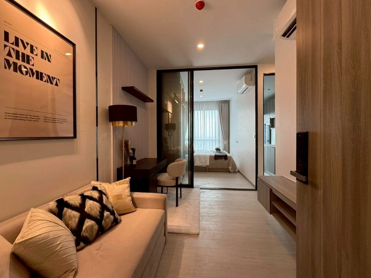 รูป ขายคอนโด KnightsBridge สุขุมวิท-เทพารักษ์ ชั้น 35 ขนาด 28 ตร.ม. 1 นอน 1 น้ำ เฟอร์ครบ พร้อมอยู่ ใกล้ BTS สำโรง - รูปที่ 4/24