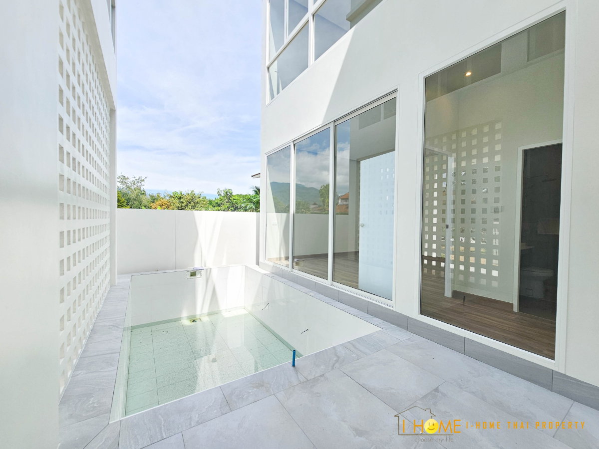 รูป บ้านพร้อมสระว่ายน้ำในตัว บ้านสไตร์โมเดิลทำเลย่านเ้ศรษฐกิจ ใกล้สนามบิน ห้างสรรพสินค้า #C8MG100680 - รูปที่ 15/30