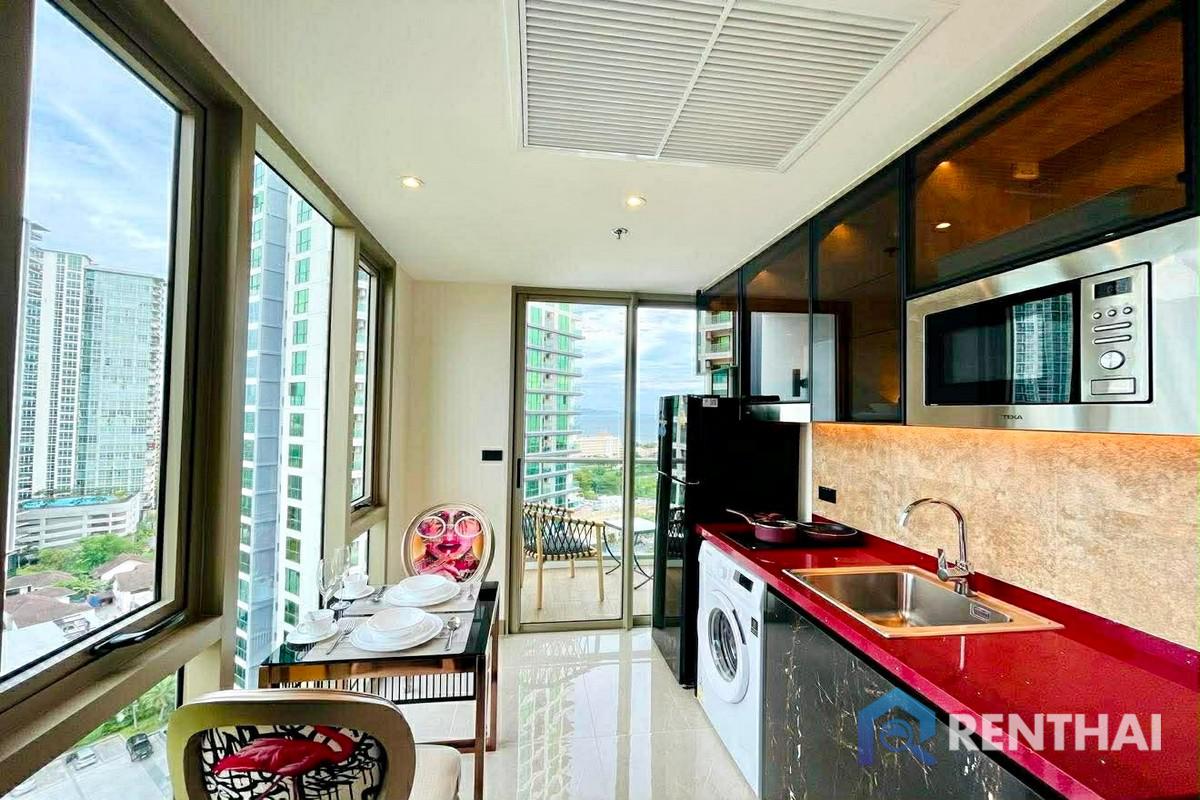 รูป ขายคอนโด The Riviera Ocean Drive  ห้องมุมได้ทั้งวิวทะเลและวิวเมือง - รูปที่ 10/25