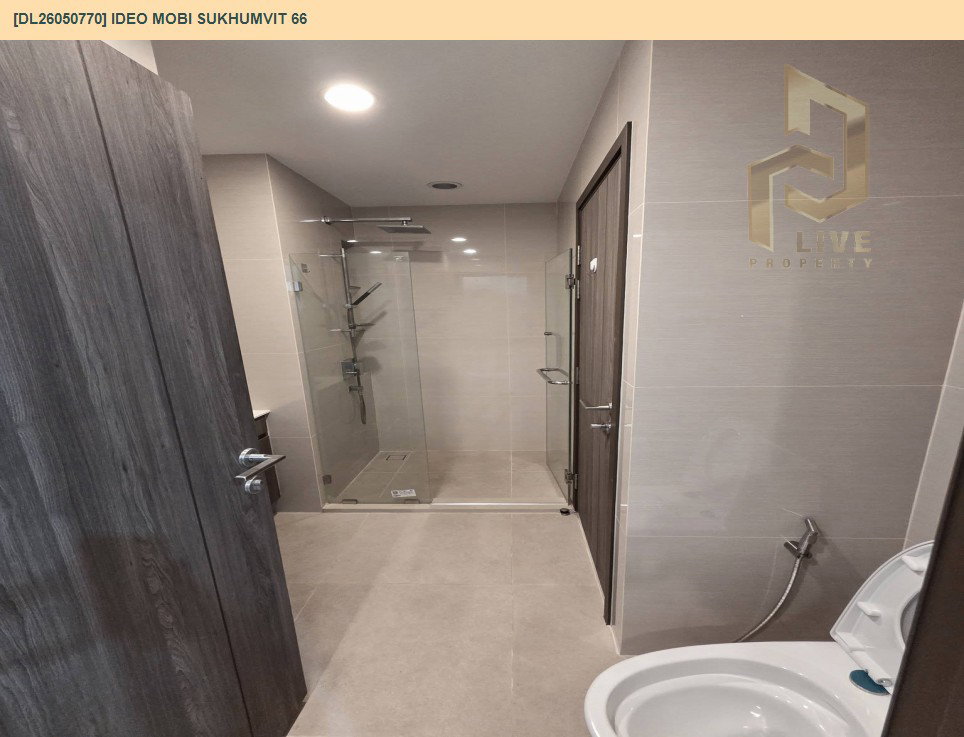 รูป DL26050770 ให้เช่าคอนโด ไอดีโอ โมบิ สุขุมวิท 66 (IDEO Mobi Sukhumvit 66) ใกล้ BTS อุดมสุข พร้อมเข้าอยู่ โทรด่วน 0653619502 LineID @897iyzll - รูปที่ 5/5