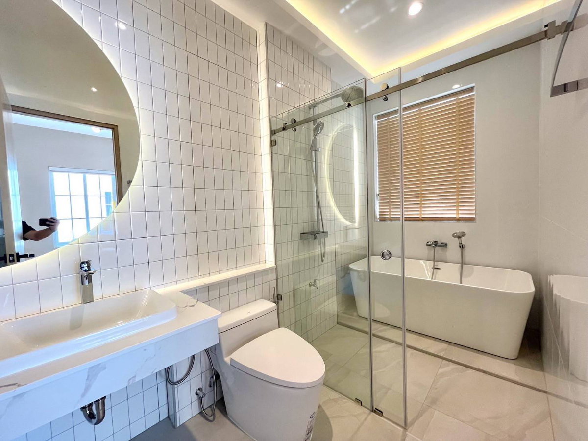 รูป บ้าน Pool villa 2 ชั้น บ้านพร้อมสระว่ายน้ำในตัว สไตร์ Koji ใกล้ห้างสรรพสินค้า #C7MG100771 - รูปที่ 17/28