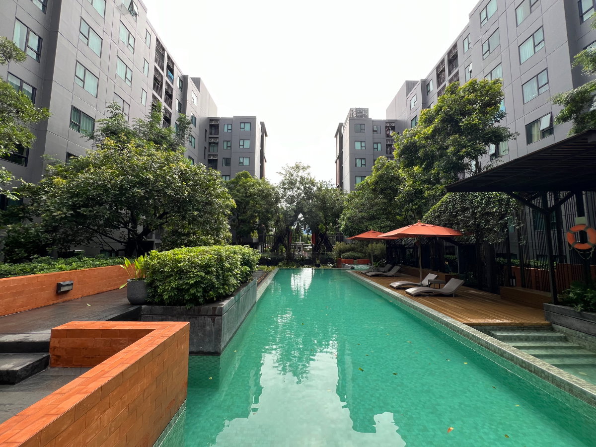 รูป ✅ให้เช่า escent ville ชั้น7 ขนาด28ตรม. ตึกA 10,000บาท☎️064-792-4426(เบญ) - รูปที่ 14/15