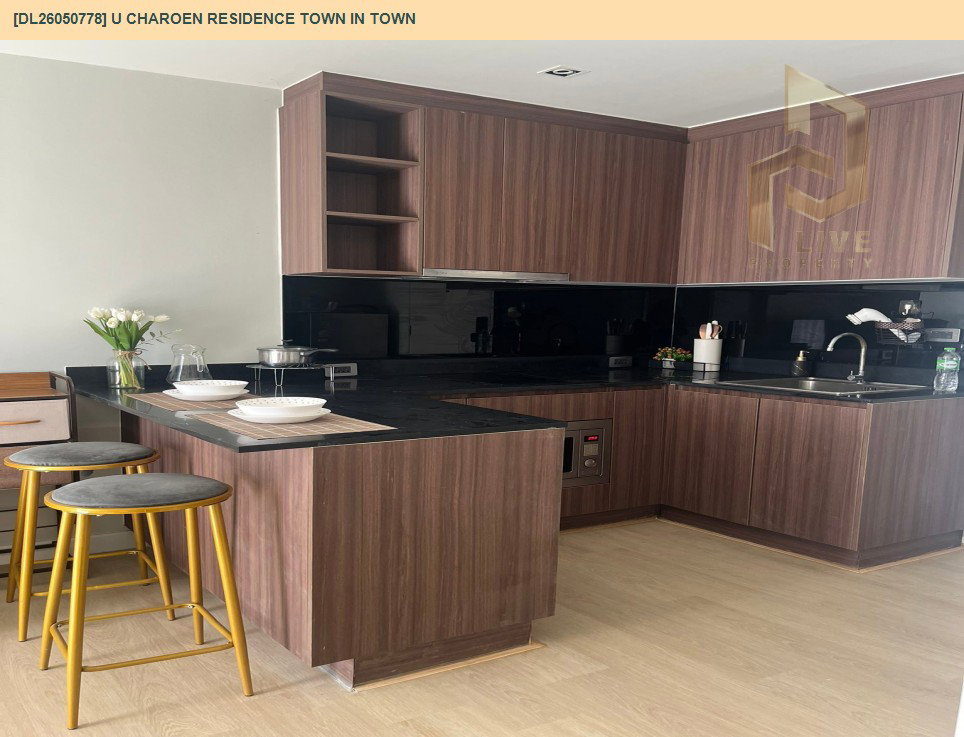 รูป DL26050778 ให้เช่าคอนโด อยู่เจริญ เรสซิเด้นท์ ทาวน์ อิน ทาวน์ (U CHAROEN RESIDENCE TOWN IN TOWN) ใกล้ - พร้อมเข้าอยู่ โทรด่วน 0614453194 LineID @162cjixi - รูปที่ 2/5