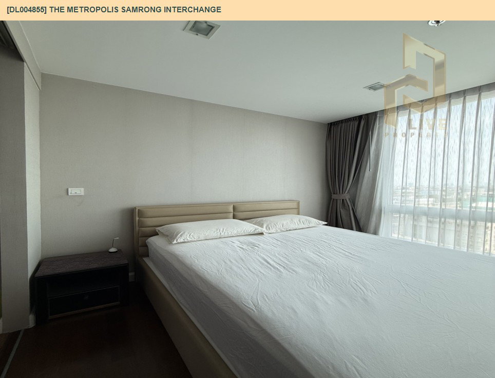 รูป DL004855 ให้เช่าคอนโด เดอะ เมโทรโพลิส สำโรง อินเตอร์เชนจ์ (The Metropolis Samrong Interchange) ใกล้ BTS สำโรง พร้อมเข้าอยู่ โทรด่วน 0638692663 LineID @655ebbvc - รูปที่ 4/11
