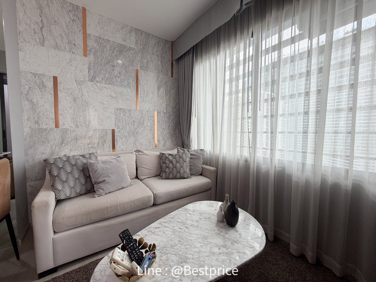 รูป BESTPRICE ให้เช่า Rhythm Asoke 2 ห้องสวย เฟอร์ครบ ราคาพิเศษ - รูปที่ 6/14