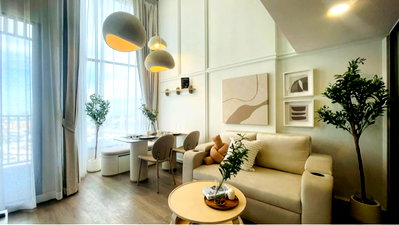 คอนโดให้เช่า : ✨Duplex 1 Bedroom Unit For Rent @  KnightsBridge Space Sukhumvit - Rama4✨🏡
